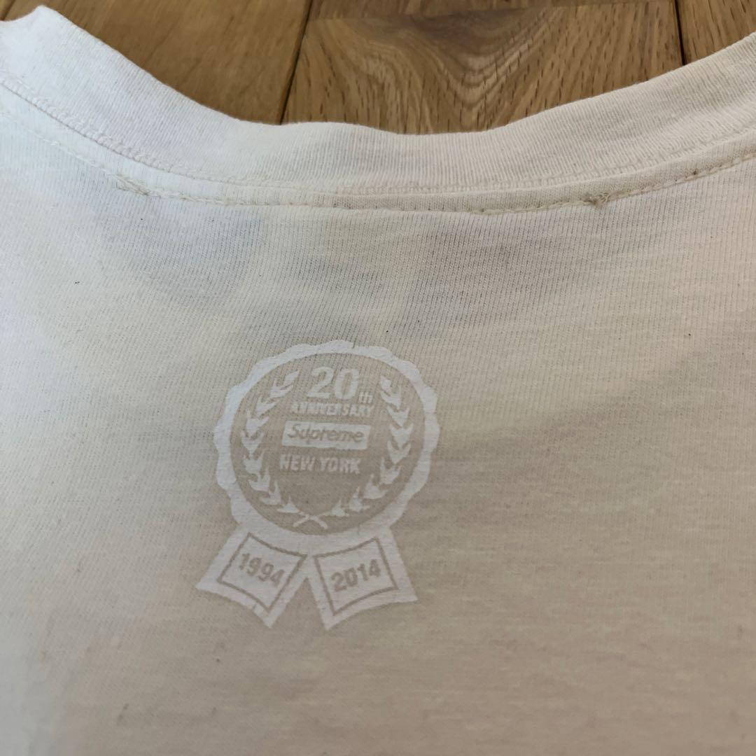 Supreme taxi d 2014 20周年ベージュ　ステッカー