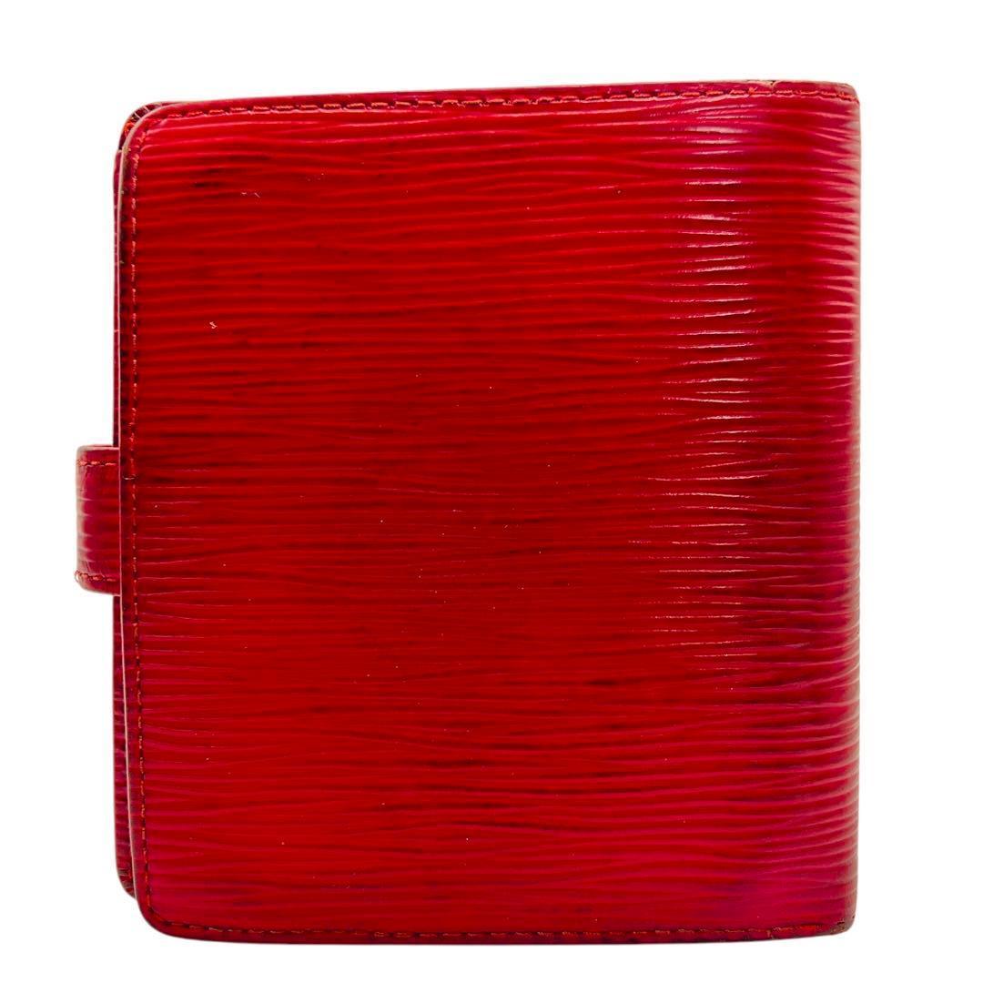 Louis Vuitton エピ レッド レディース 折財布 7101