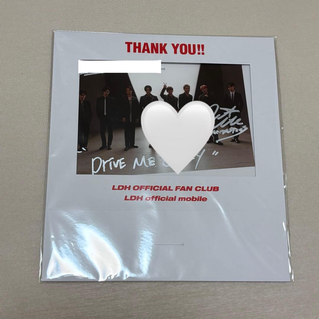 FANTASTICS 木村慧人　直筆サイン入り写真