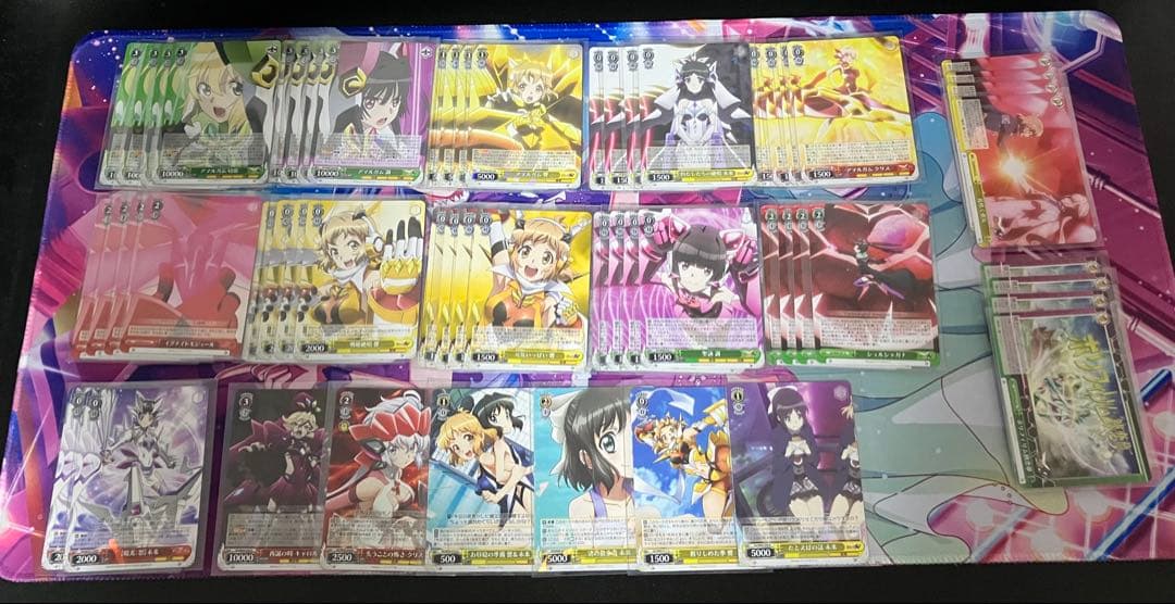 ヴァイスシュバルツ　シンフォギア 枝宝切調デッキ+パーツ