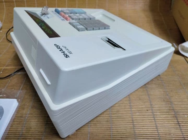 シャープレジスター　XE-A147　PC連携売上管理フル設定無料　922222