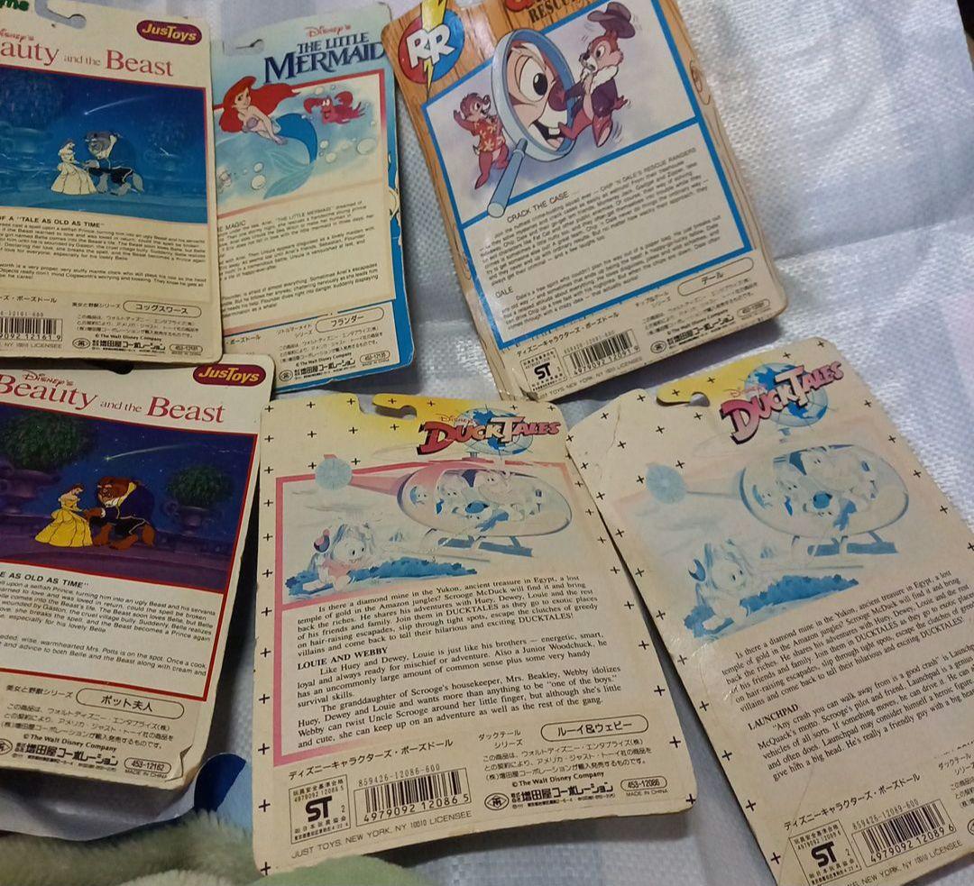 激レア☆JusToys☆Disney ☆ポーズドール☆美女と野獣、ダックテール他