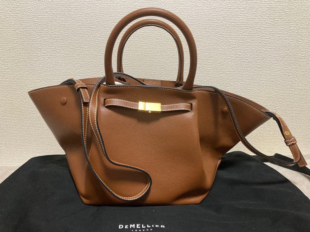 DEMELLIER デメリエー The Midi New York レザーバッグ