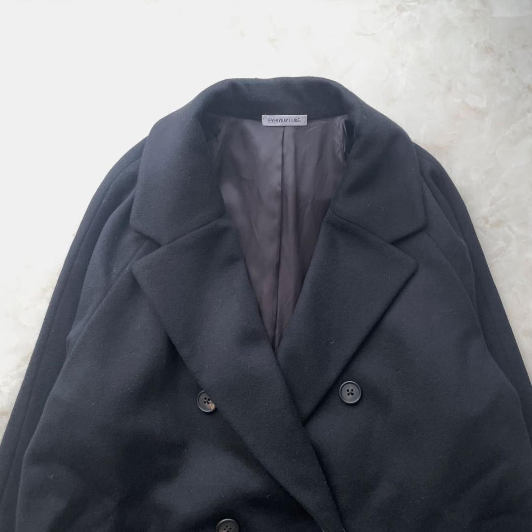 【新品】エヴリデイアイライク Short Double カシミヤチェスターコート