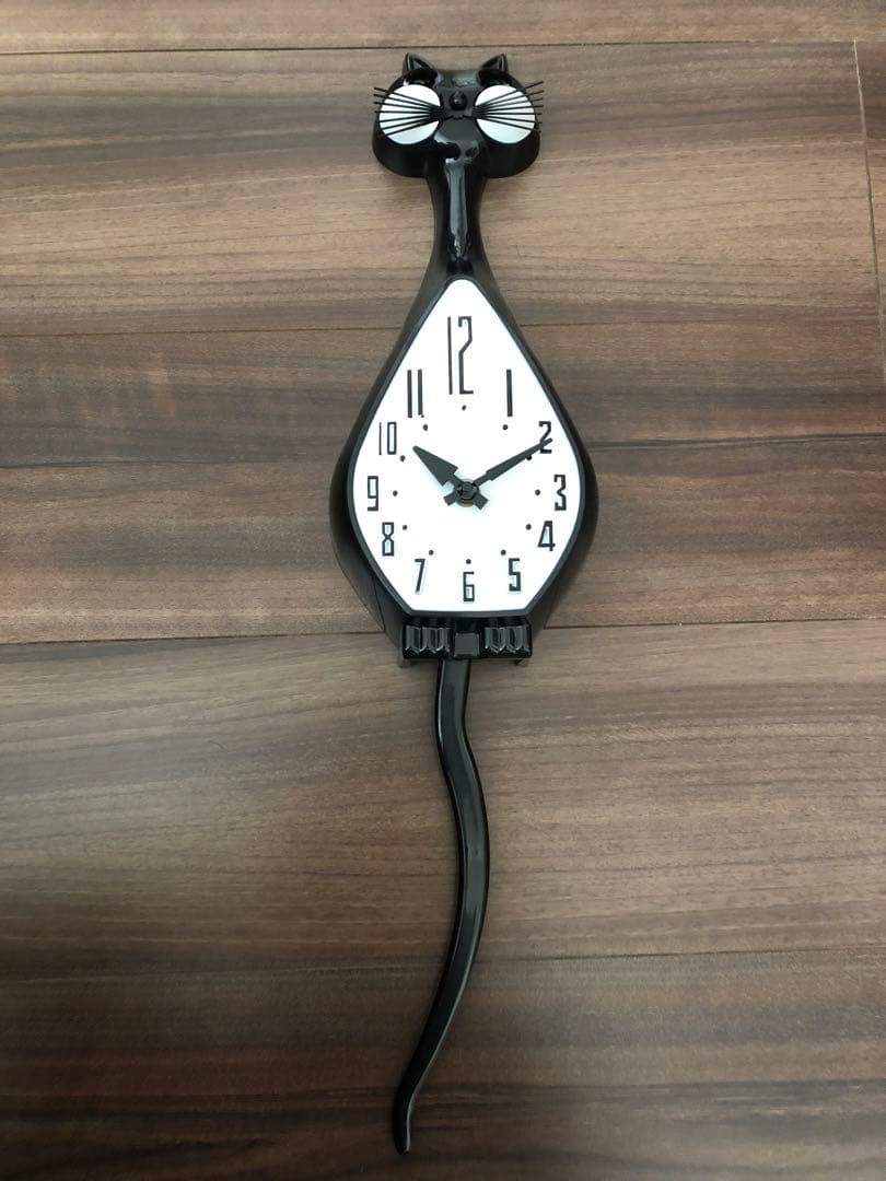 50sレプリカ SIMONE CAT CLOCK 掛け時計