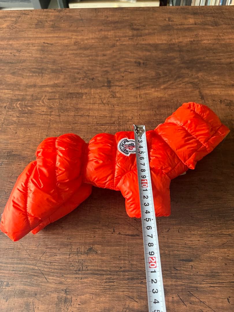 注目度up!!【美品】MONCLER オレンジ フード付き