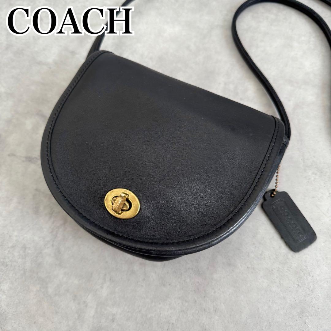 タンタン COACH Turnlock Shoulder Bag