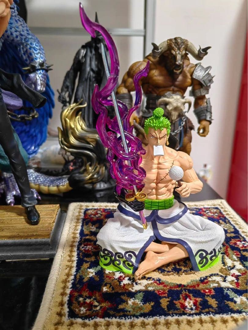 ワンピース 和の国 ゾロ フィギュア ガレージキット 塗装済み品1/8