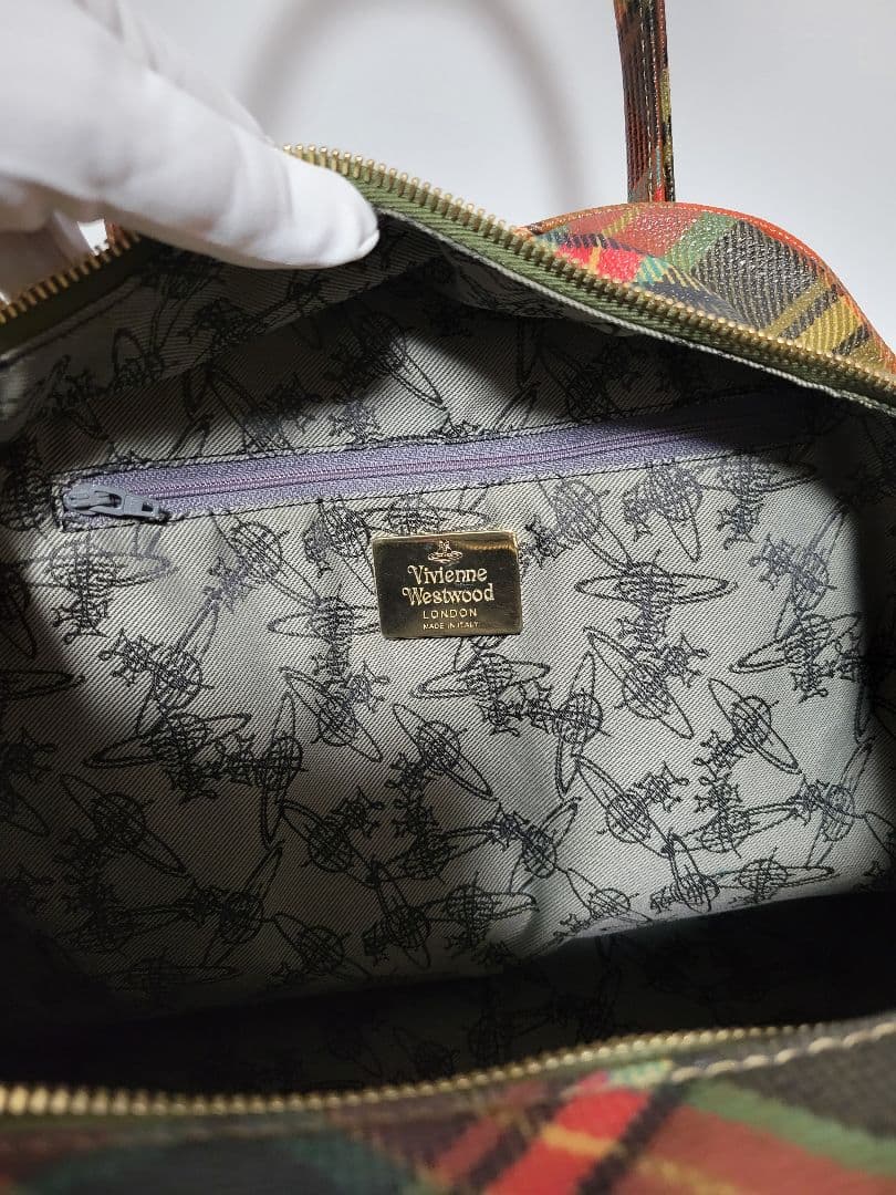 O*O様 ☆美品☆Vivienne Westwood タータンチェック柄 ハンド