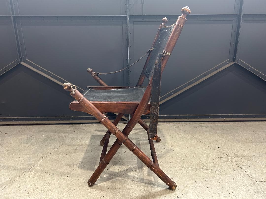 Vintage Folding Chair / フォールディングチェア｜レザー