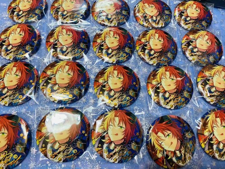 レオ　あんさんぶるスターズ　あんスタ 中国 招募缶バッジ 開花後 限定スカウト