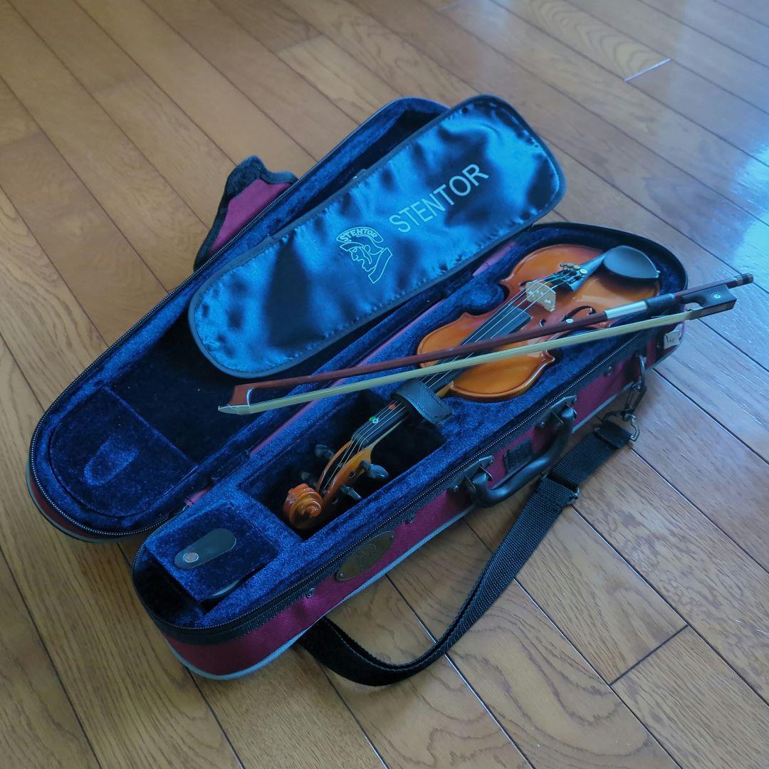 STENTOR 子供用1/16バイオリン ケース付き