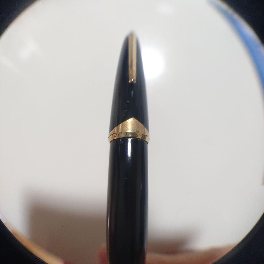 モンブラン 万年筆 黒 ゴールド装飾