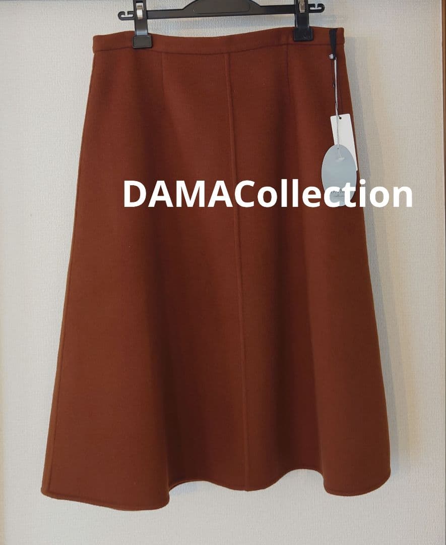 DAMACollection　ダーマコレクション　ウールスカート　ブラウン