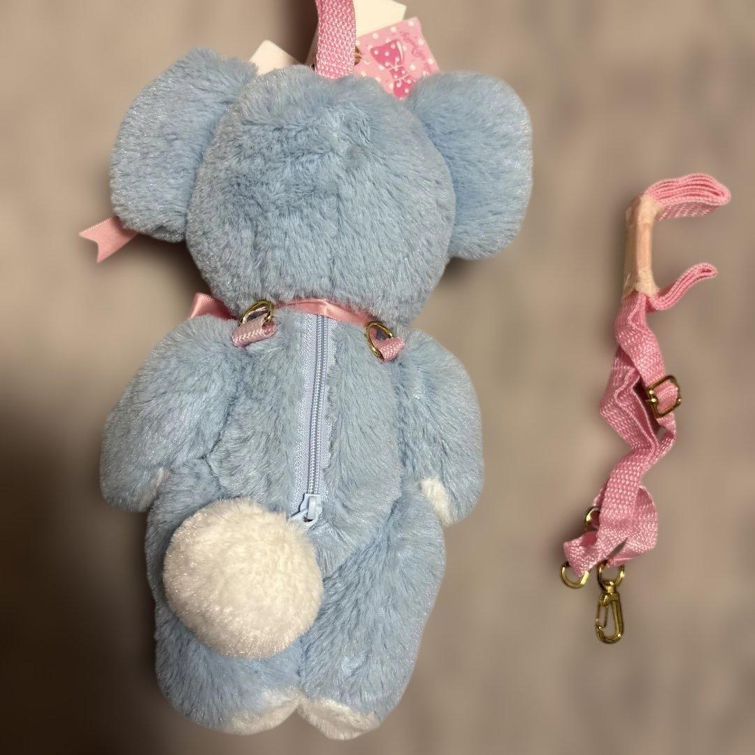 【未使用タグ付き】はにかみベアポシェット【アンプリ】