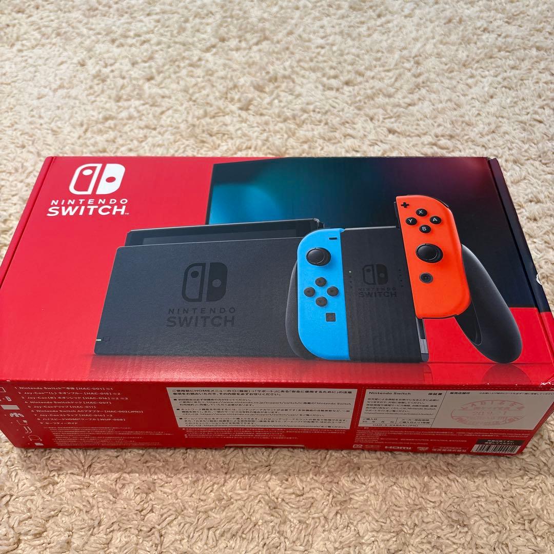 美品★Nintendo Switch 本体 ネオンブルー/ネオンオレンジ