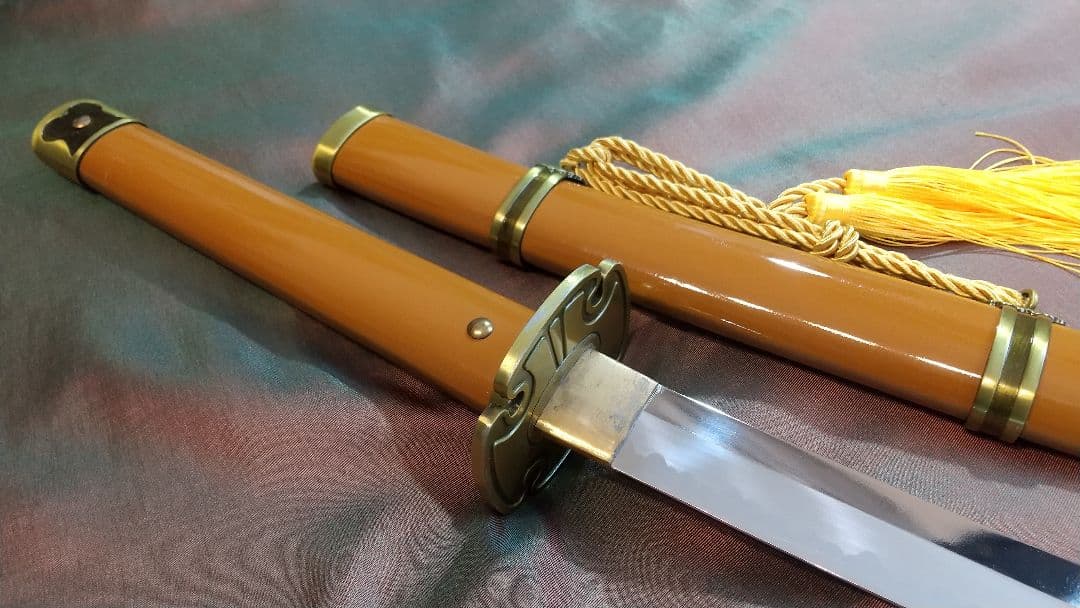 ☆格安☆【金属刀身】髭切 模造刀 武具 日本刀 刀剣乱舞 コスプレ 模擬刀 刀剣