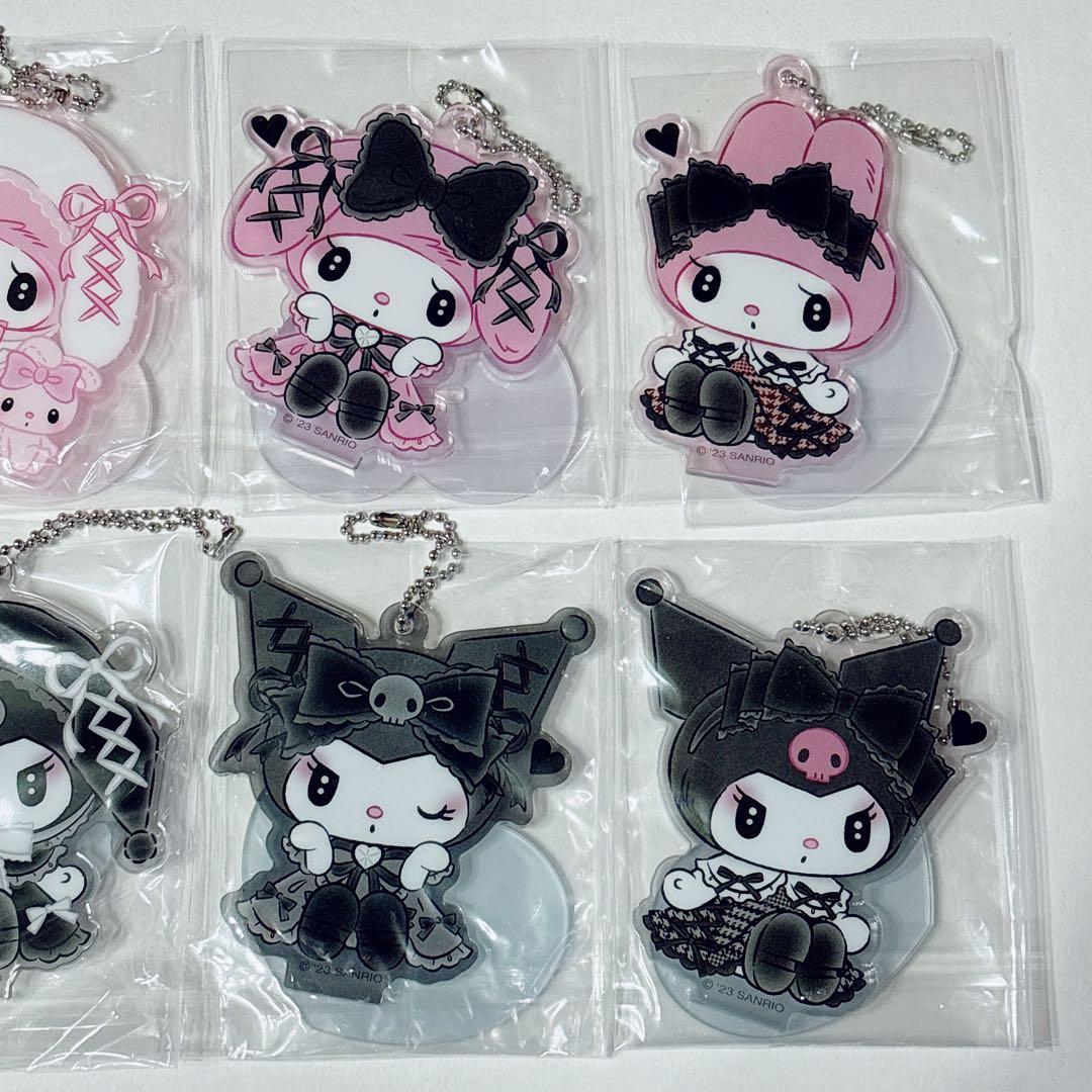 ♡月夜 秘密 真夜中 メロクロ マイメロ クロミ シークレット アクリルスタンド