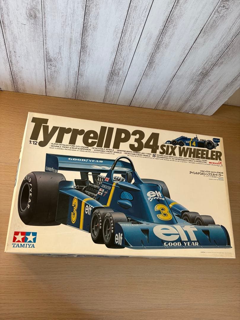 タイレル　p34 シックスホイーラー　プラモデル　1/12 f-f1