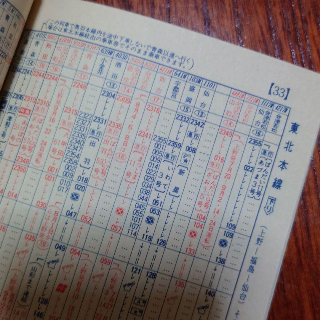 国鉄時刻表１９７９年夏　中古入手困難品