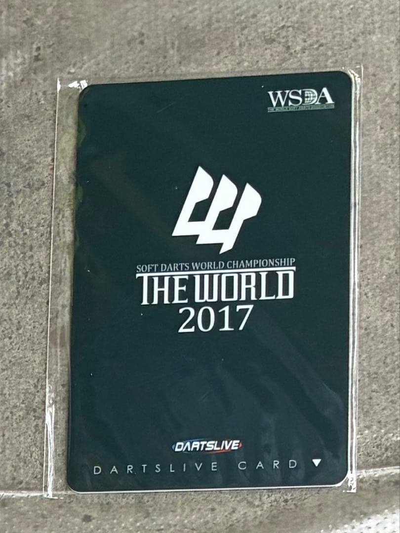 THE WORLD 2017 参加特典　ダーツライブカード