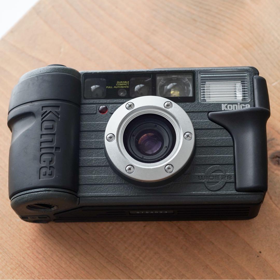 【撮影・OH済み】Konica 現場監督WIDE28コンパクトフィルムカメラ　I
