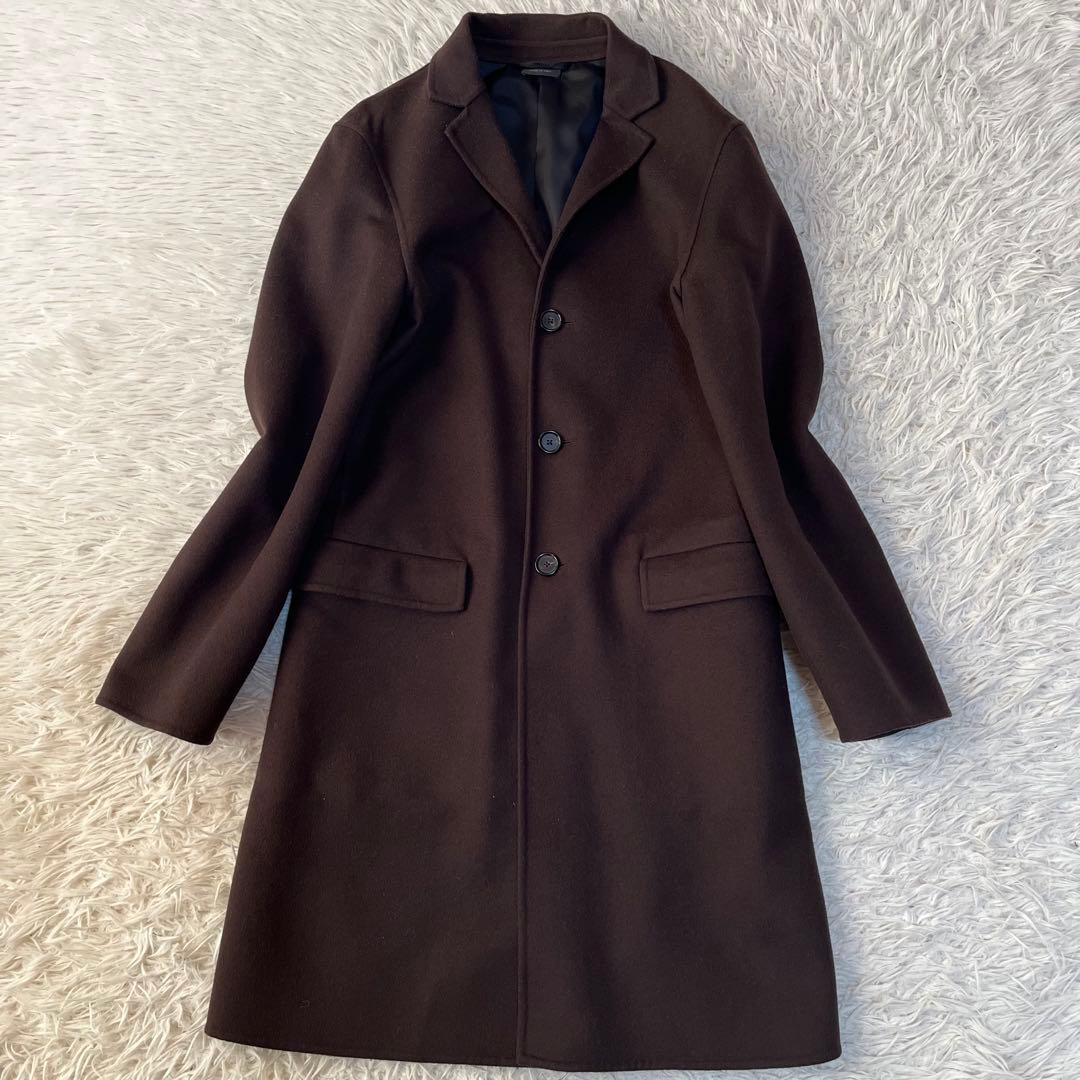 【美品】ジルサンダー カシミヤ混　ウール　チェスターコート　レディースコート