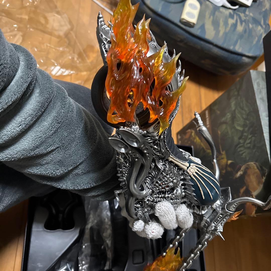 ゴーストライダー ホットトイズアクションフィギュア バイク付き