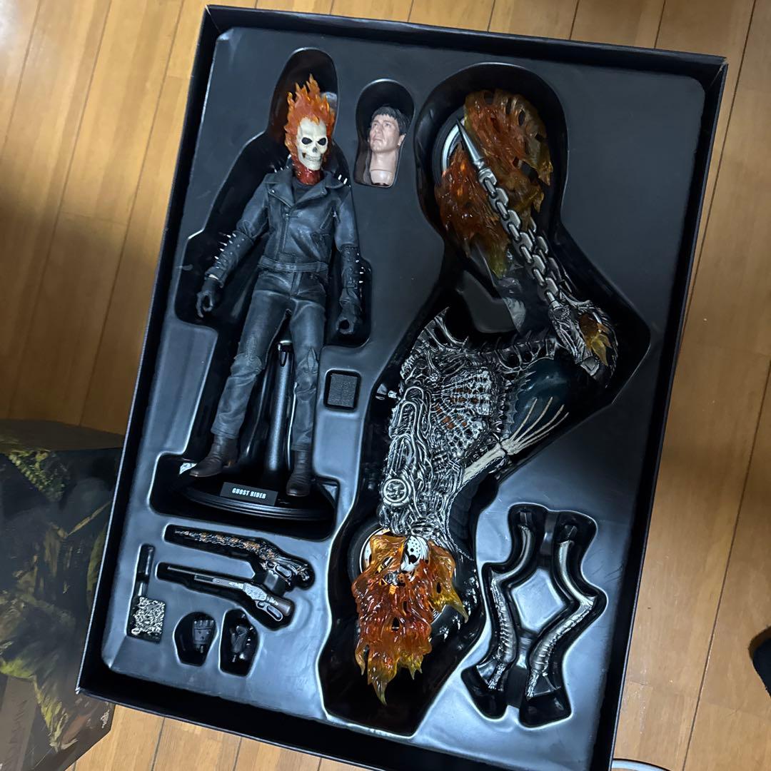 ゴーストライダー ホットトイズアクションフィギュア バイク付き