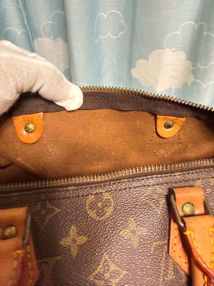 中古美品！ルイヴィトン　モノグラム　ハンドバッグ　シリアル　MB843