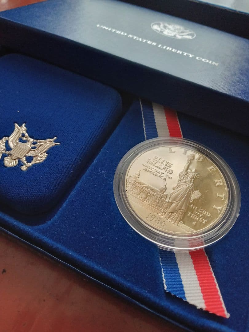 アメリカ 1986年 1ドル 銀貨　自由の女神 プルーフ