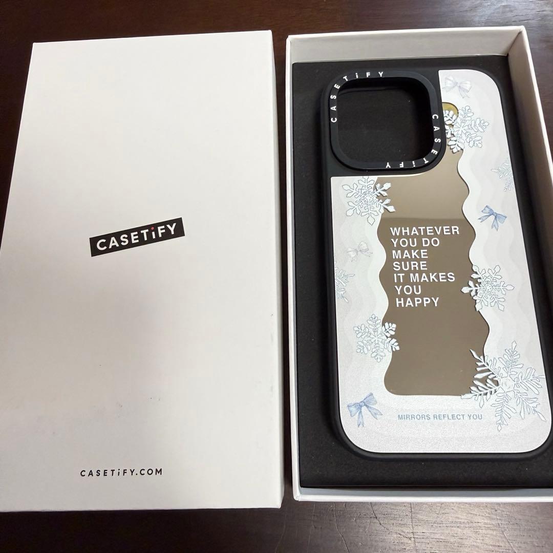 【美品】CASETiFY  ミラーMagSafe対応ハードケース