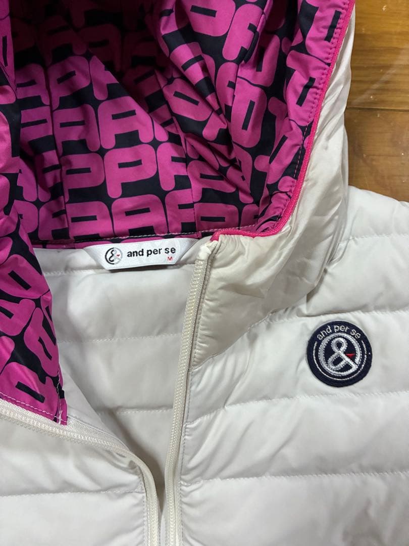 【美品】and per se フード付きジャケット