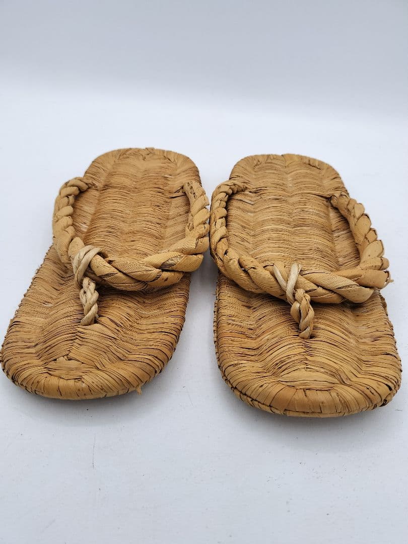 c651　露地草履 5客セット 紙箱 茶道具 古物 懐石 茶事