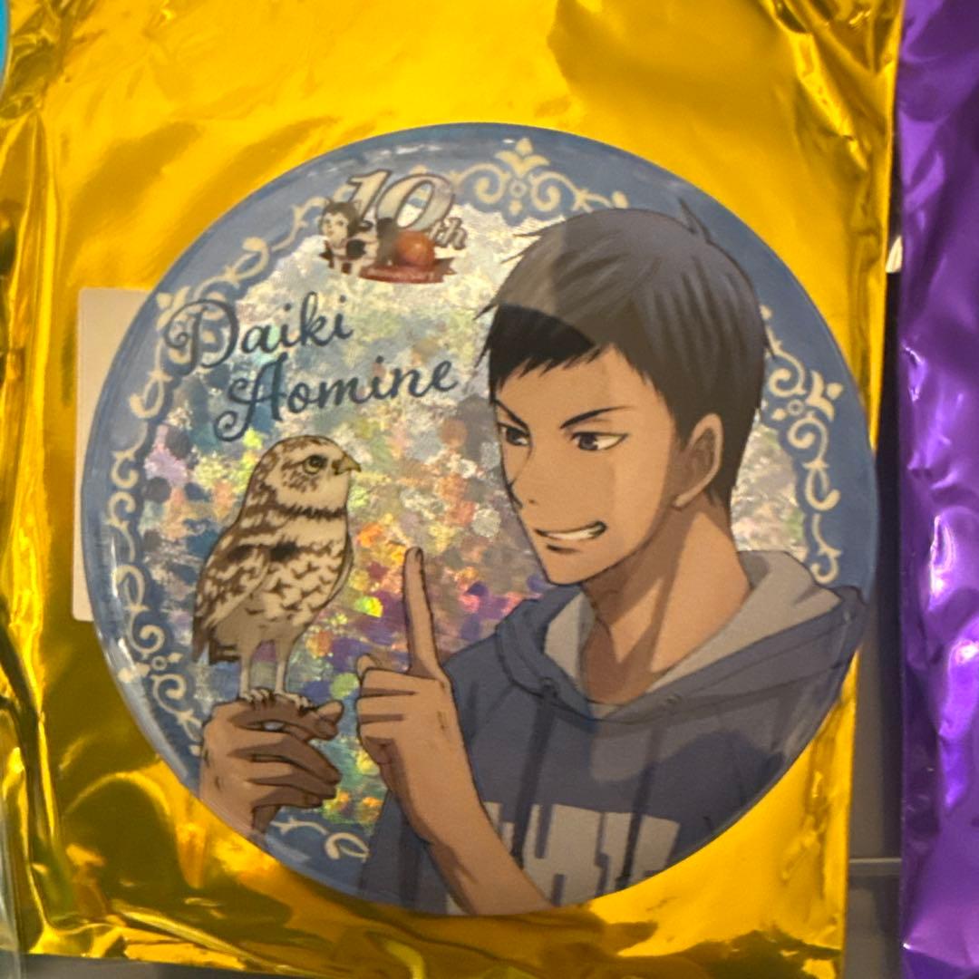 黒子のバスケ　黒バス　青峰大輝　缶バッジ