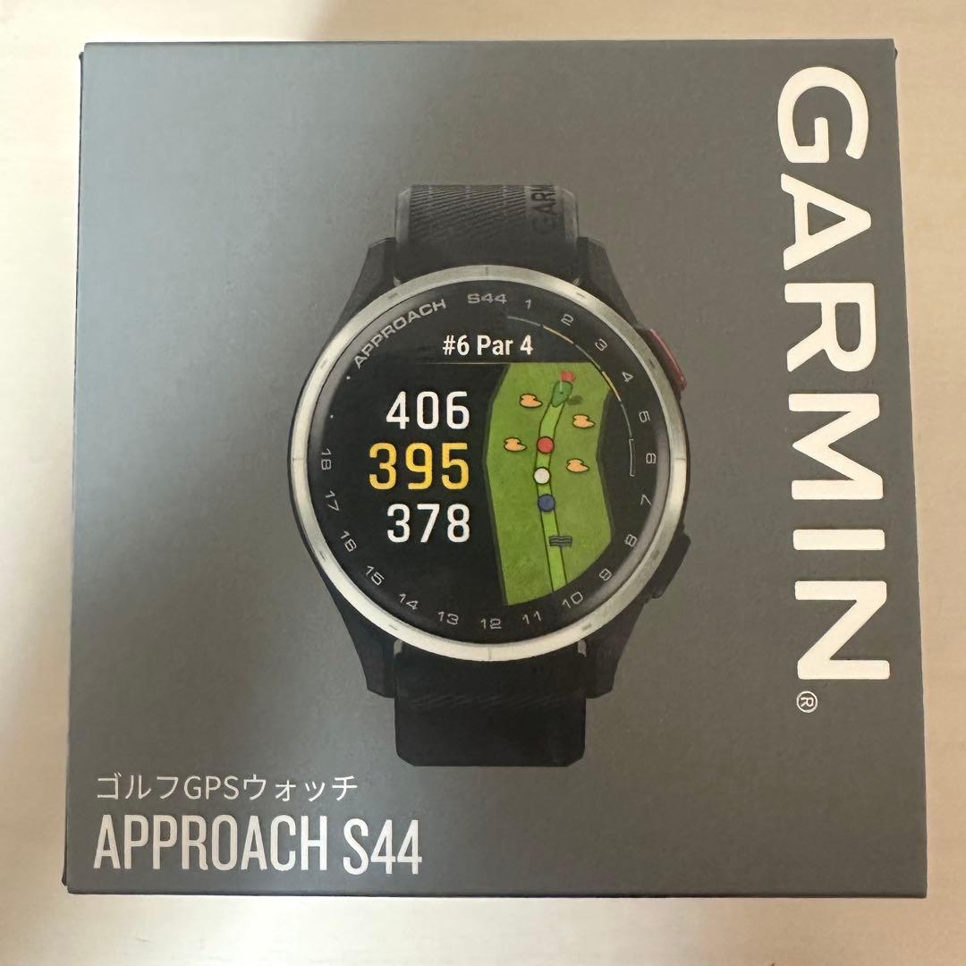 Garmin Approach S44 ／ゴルフGPSウォッチ/ガーミン 黒