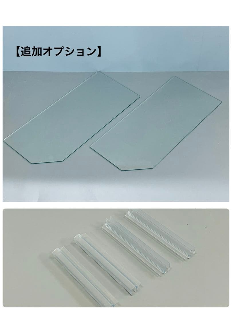 600×300×360オールガラスオーバーフロー水槽セット　ブラックシリコン