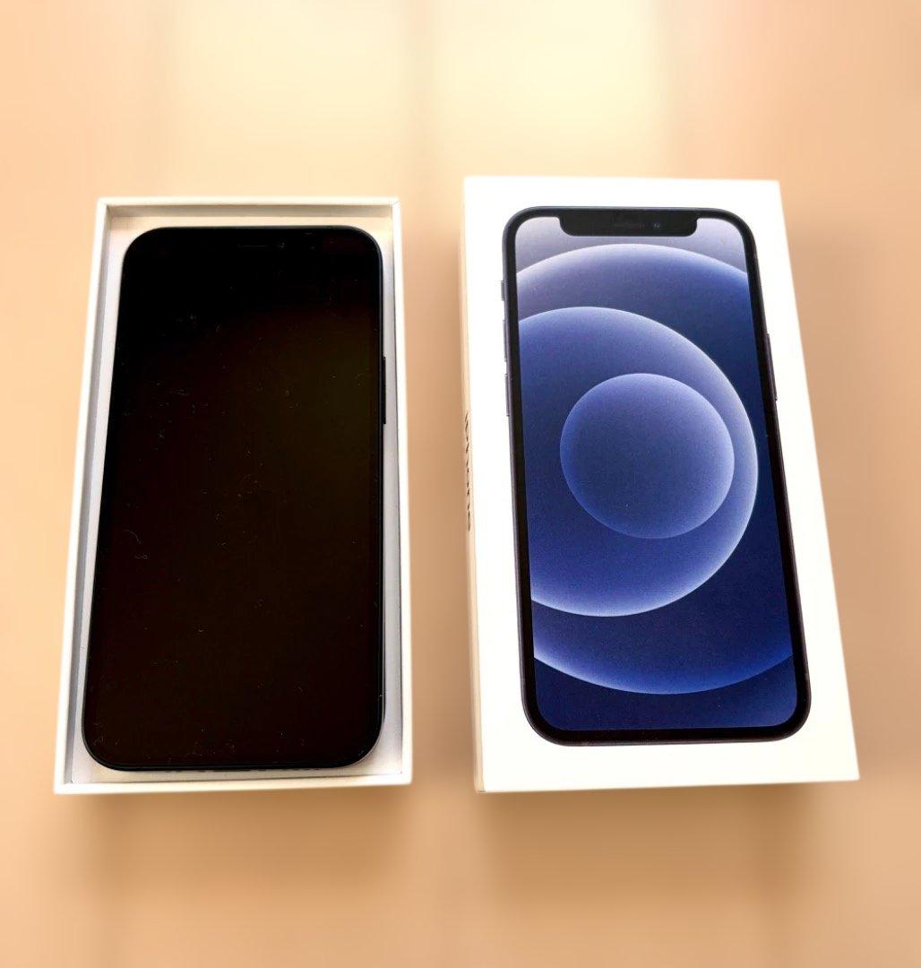【中古】iPhone 12 mini 256GB ブラック SIMフリー 箱付き