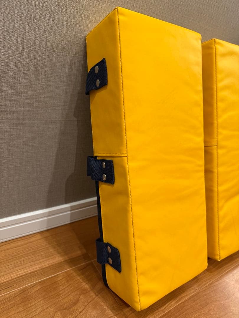 【国産】イサミ/ISAMI 空手キックミット 黄色（2個セット）