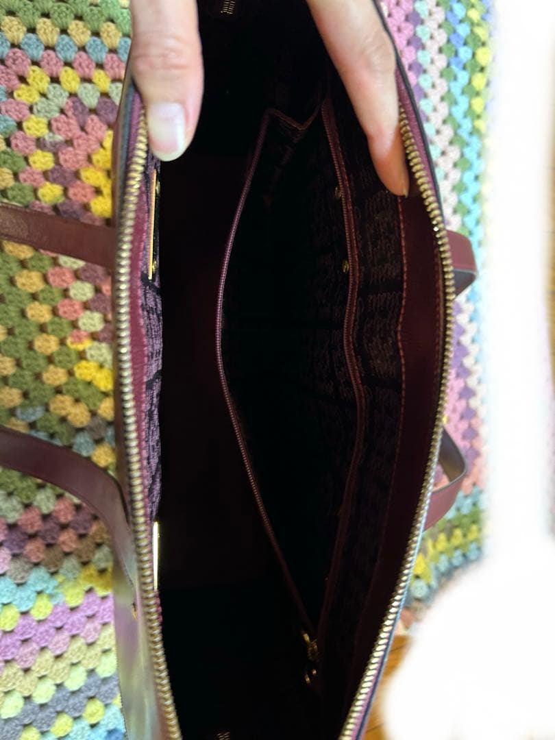 カルティエ Cartier マスト ショルダーバッグ ボルドーレッド