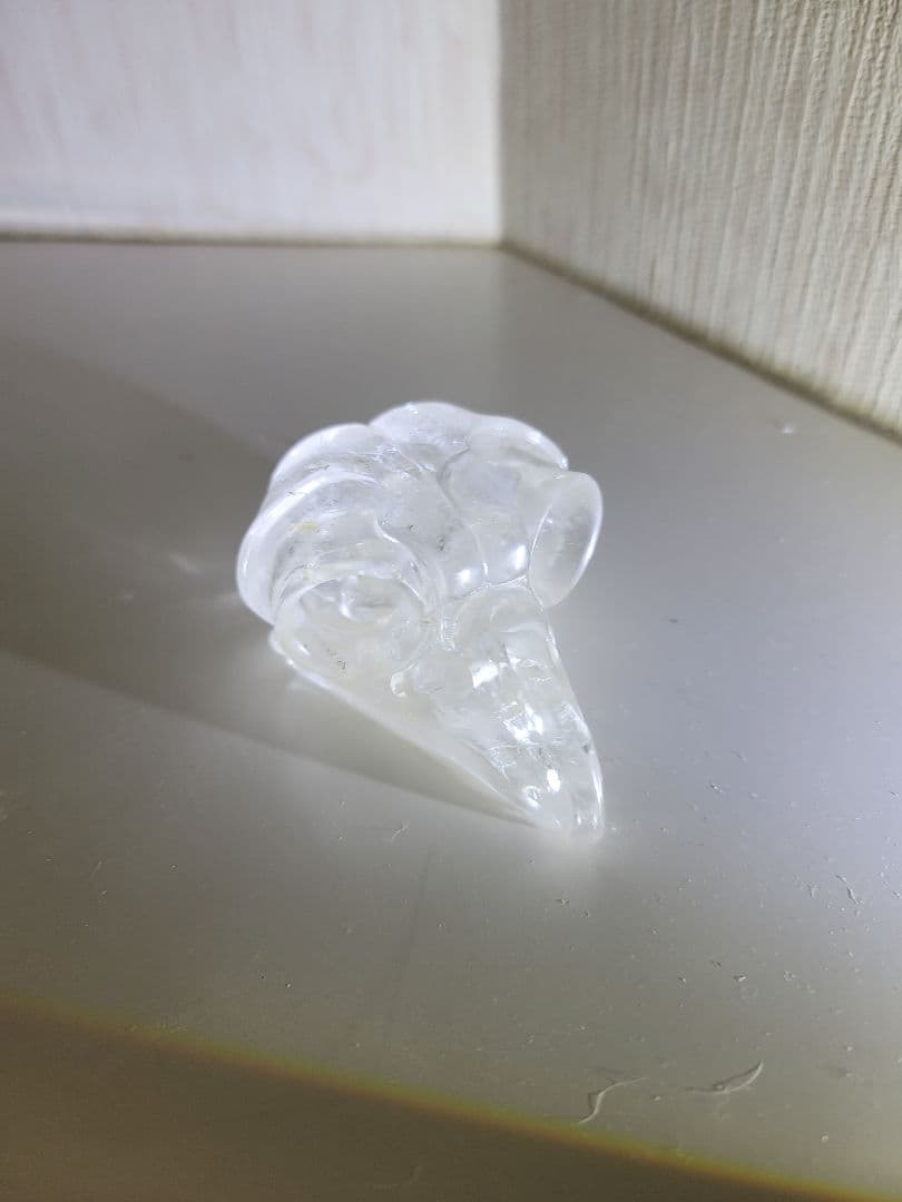 水晶フクロウスカル