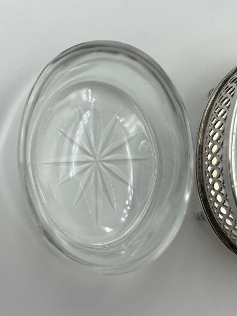 Gianmaria Buccellatiムラーノガラス シルバー925 足付深皿