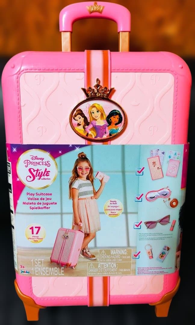 【新品・未開封品】ディズニープリンセス　旅行スーツケースプレイセット