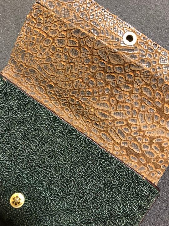 古刺繍  霊芝 財布や名刺入れ 年代物