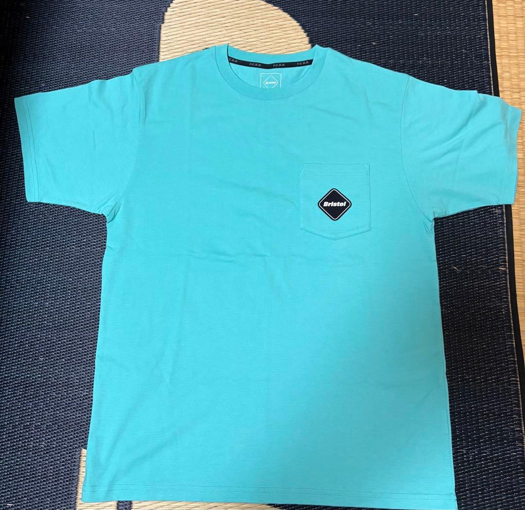 FCRB 21ss Mサイズロゴ ポケット Tシャツ