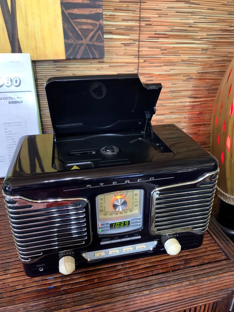 ♪ ステレオスピーカー内蔵  CD プレイヤー FM/AM ラジオ♪