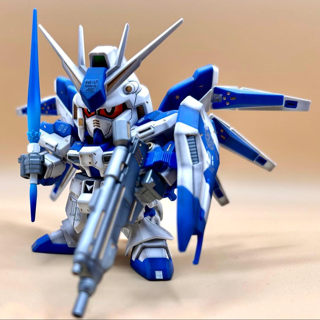SD　Ｈｉ-ν　ガンダム　BB戦士　384 ハイニュー　Ｈｉν　塗装完成品
