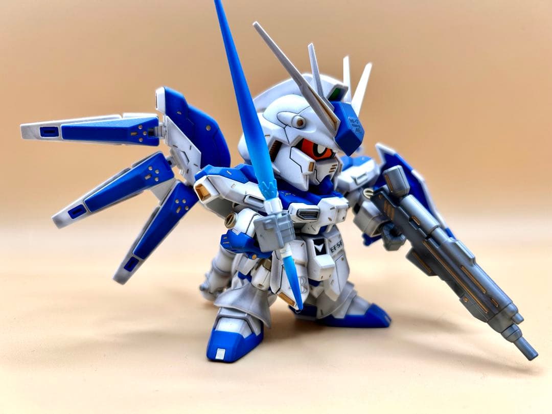SD　Ｈｉ-ν　ガンダム　BB戦士　384 ハイニュー　Ｈｉν　塗装完成品