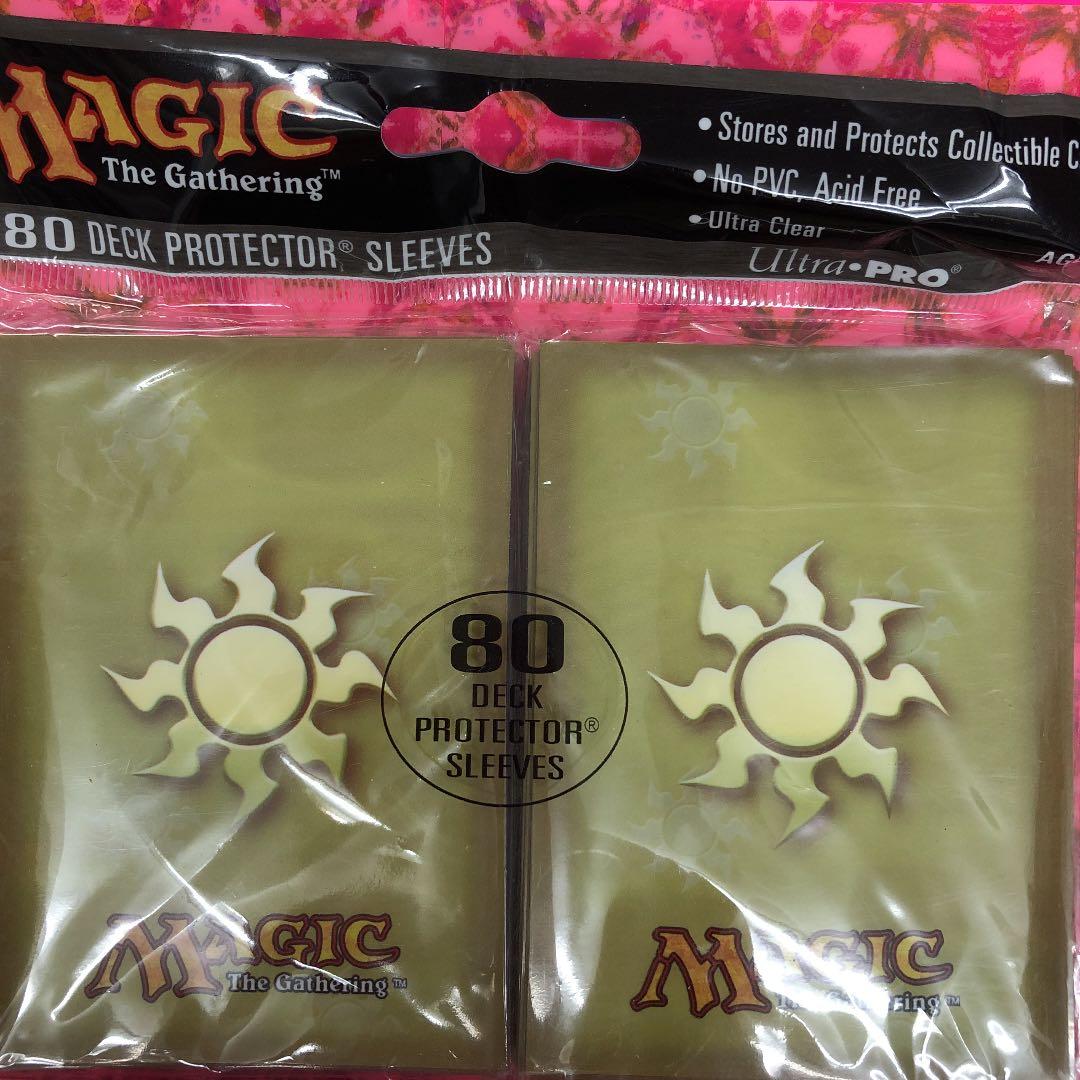 カードスリーブ　マジックザギャザリング　マナ白