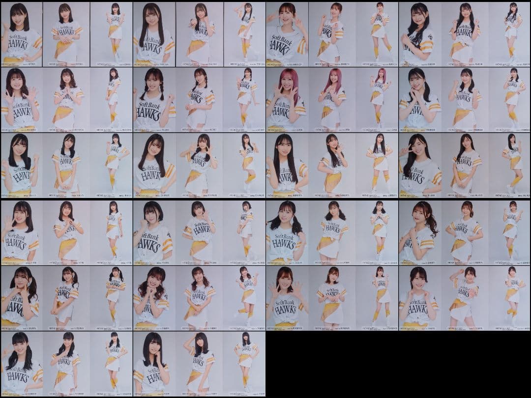 HKT48 2021 April SoftBank HAWKS 3種コンプリート